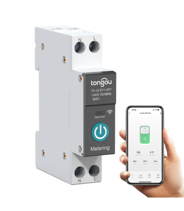 Przekaźnik WiFi 16A z licznikiem energii elektrycznej TUYA