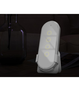 Dotykowy pilot ZigBee TUYA 4 kanały 12 scen biały