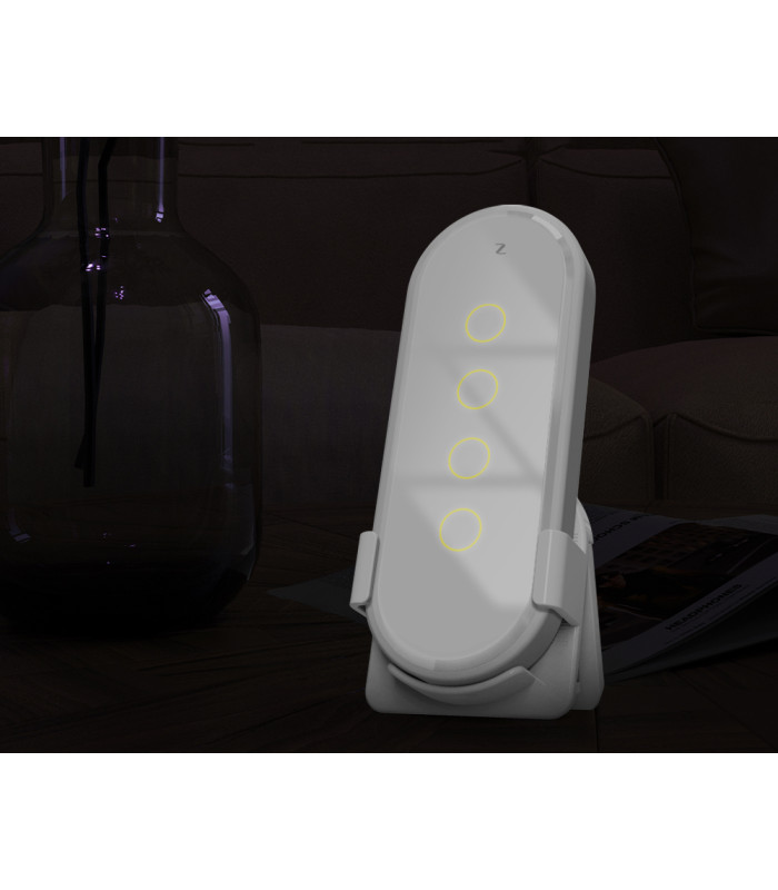 Dotykowy pilot ZigBee TUYA 4 kanały 12 scen biały