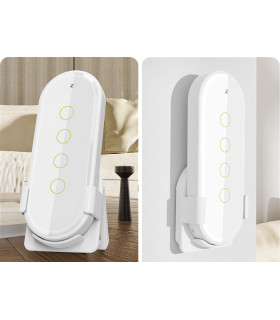 Dotykowy pilot ZigBee TUYA 4 kanały 12 scen biały