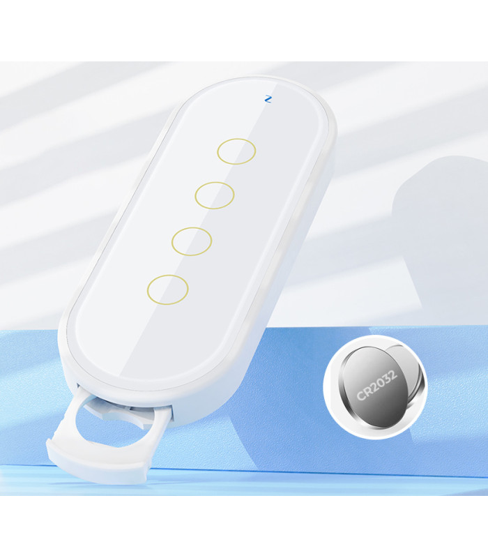 Dotykowy pilot ZigBee TUYA 4 kanały 12 scen biały