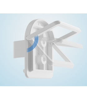 Dotykowy pilot ZigBee TUYA 4 kanały 12 scen biały