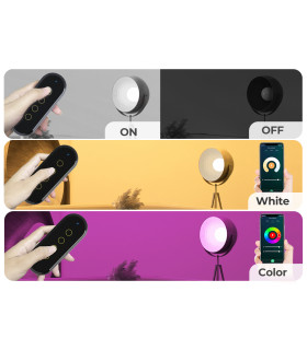 Dotykowy pilot ZigBee TUYA 4 kanały 12 scen czarny