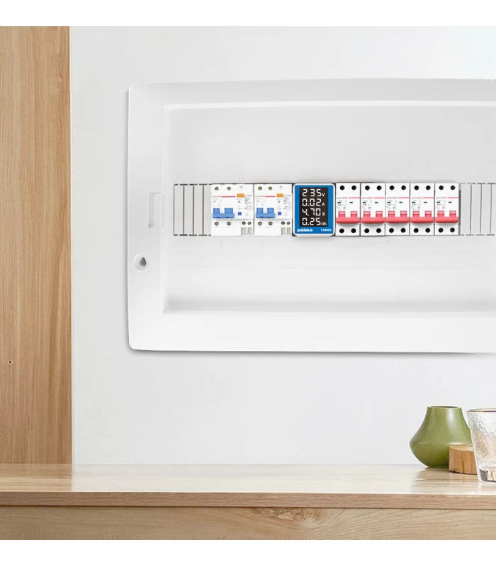 Licznik prądu energii elektrycznej na szynę DIN z wyświetlaczem LCD