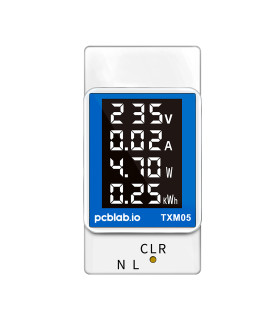 Licznik prądu energii elektrycznej na szynę DIN z wyświetlaczem LCD