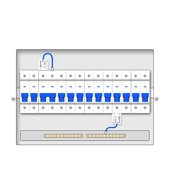 Licznik energii prądu 1-fazowy dwukierunkowy przekładnik 63A WiFi TUYA