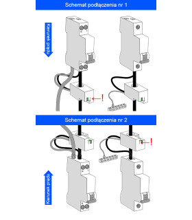 Licznik energii prądu 1-fazowy dwukierunkowy przekładnik 63A WiFi TUYA