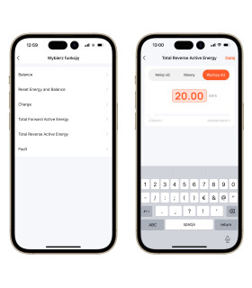 Licznik energii prądu 1-fazowy dwukierunkowy przekładnik 63A WiFi TUYA