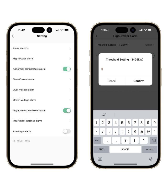 Licznik energii prądu 1-fazowy dwukierunkowy przekładnik 63A WiFi TUYA