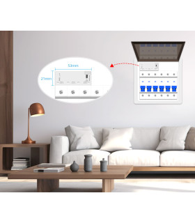 Licznik energii prądu 3-fazowy dwukierunkowy przekładnik 63A WiFi TUYA