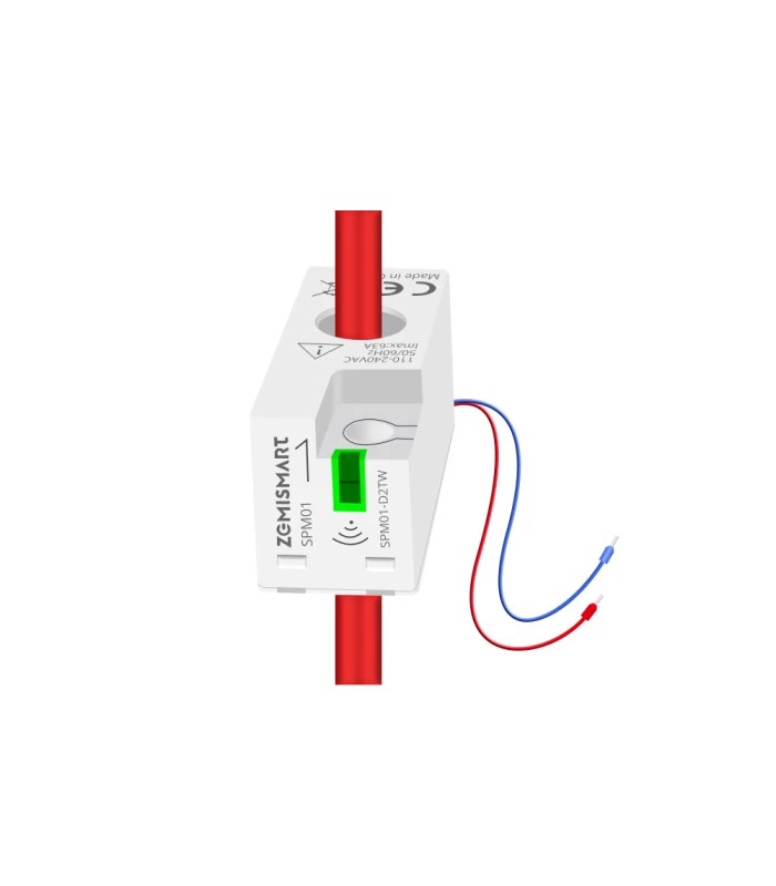 Licznik energii prądu 1-fazowy dwukierunkowy przekładnik 63A ZigBee TUYA