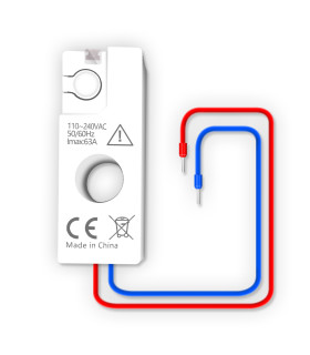 Licznik energii prądu 1-fazowy dwukierunkowy przekładnik 63A ZigBee TUYA