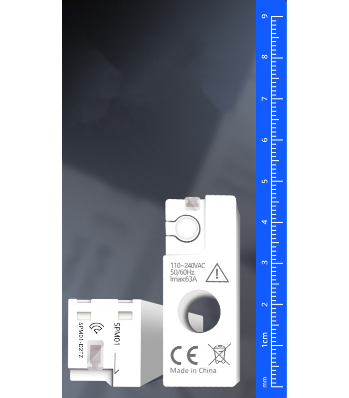 Licznik energii prądu 1-fazowy dwukierunkowy przekładnik 63A ZigBee TUYA