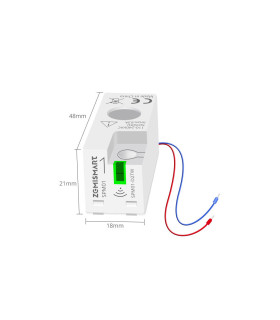 Licznik energii prądu 1-fazowy dwukierunkowy przekładnik 63A ZigBee TUYA