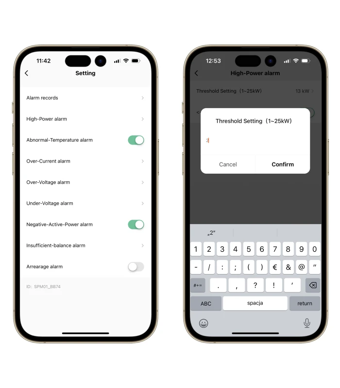 Licznik energii prądu 1-fazowy dwukierunkowy przekładnik 63A ZigBee TUYA