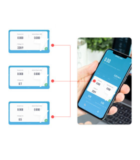 Licznik energii prądu 3-fazowy dwukierunkowy przekładnik 63A ZigBee TUYA
