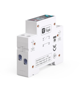 Inteligentny Licznik energii z LCD Przedpłatowy Przekaźnik 50A WiFi TUYA