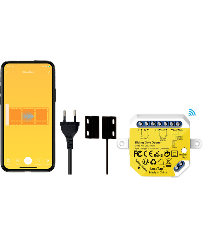 Sterownik WiFi do bram przesuwnych