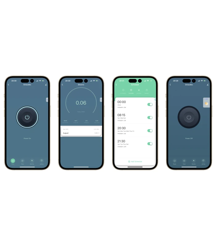 Gniazdko ZigBee TUYA HUE HA 3680W pomiar prądu