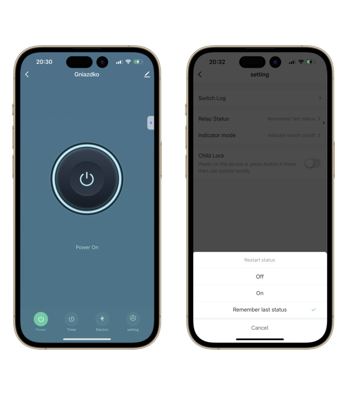 Gniazdko ZigBee TUYA HUE HA 3680W pomiar prądu