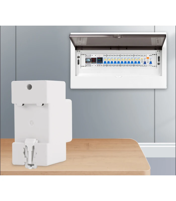 Licznik energii prądu napięcia LCD na szynę DIN