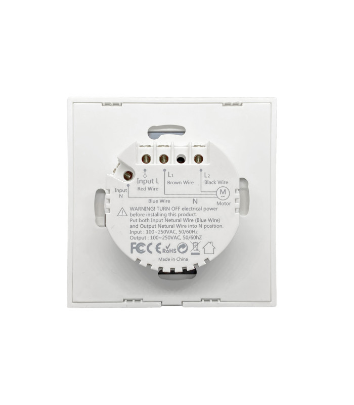 Dotykowy sterownik rolet ZigBee TUYA czarny