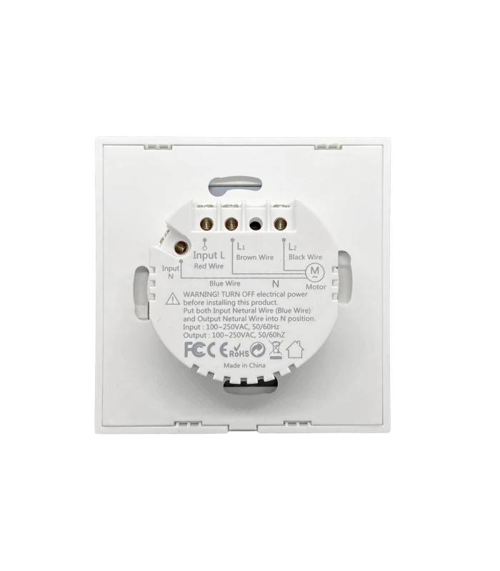 Dotykowy sterownik rolet ZigBee TUYA czarny