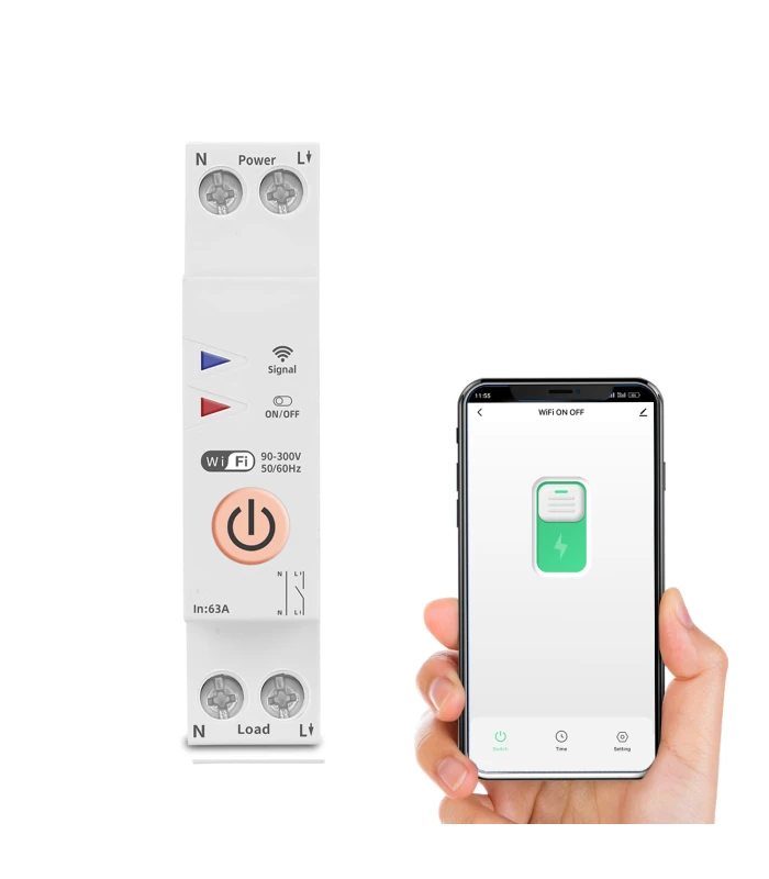 Przekaźnik WiFi na szynę DIN do aplikacji TUYA