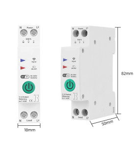 Przekaźnik WiFi 63A dla TUYA: Ochrona i zarządzanie obwodem elektrycznym