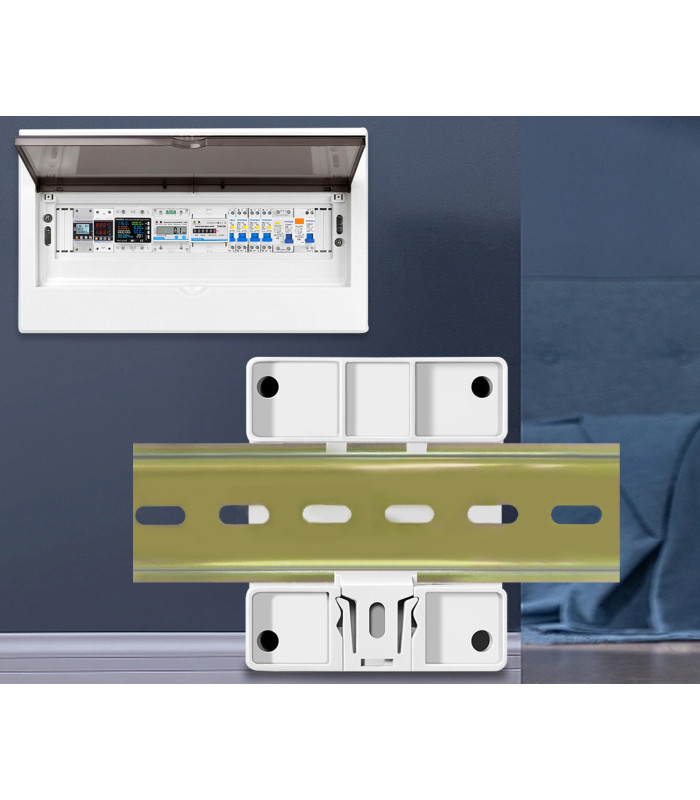 Licznik energii prądu mocy z przekaźnikiem 63A i wyświetlaczem LCD