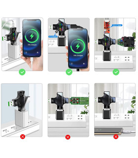 Tester miernik licznik USB-C USB-A prąd napięcie moc 32V/5.1A