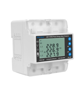 Dwukierunkowy, 3-fazowy Licznik energii elektrycznej 3x80A