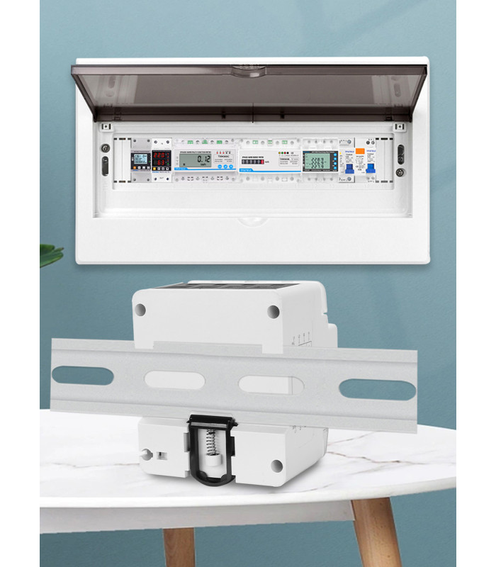 Dwukierunkowy, 3-fazowy Licznik energii elektrycznej 3x80A