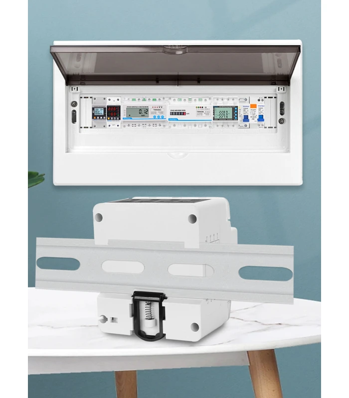 Dwukierunkowy, 3-fazowy Licznik energii elektrycznej 3x80A