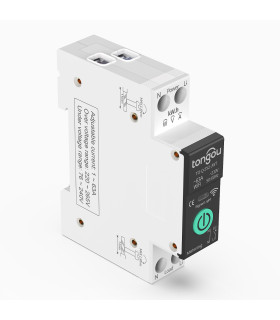 Przekaźnik WiFi TUYA 63A licznik prądu z zabezpieczeniem