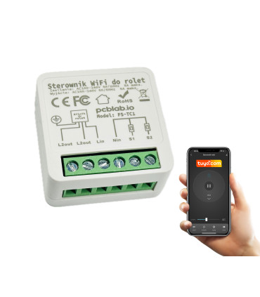 Inteligentny sterownik WiFi do rolet aplikacja TUYA i Smart Life