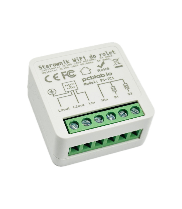 Inteligentny sterownik WiFi do rolet aplikacja TUYA i Smart Life