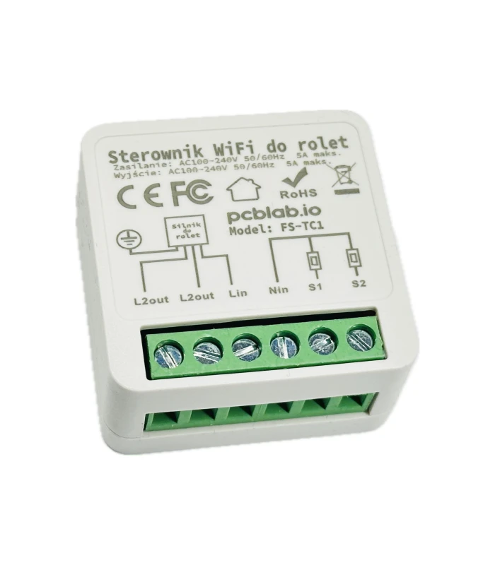 Inteligentny sterownik WiFi do rolet aplikacja TUYA i Smart Life