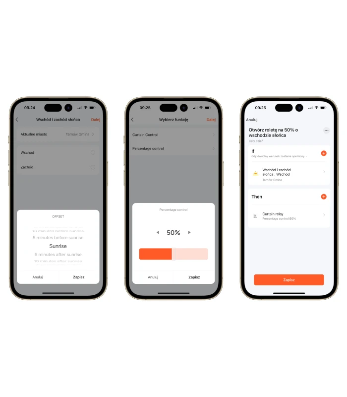 Inteligentny sterownik WiFi do rolet aplikacja TUYA i Smart Life