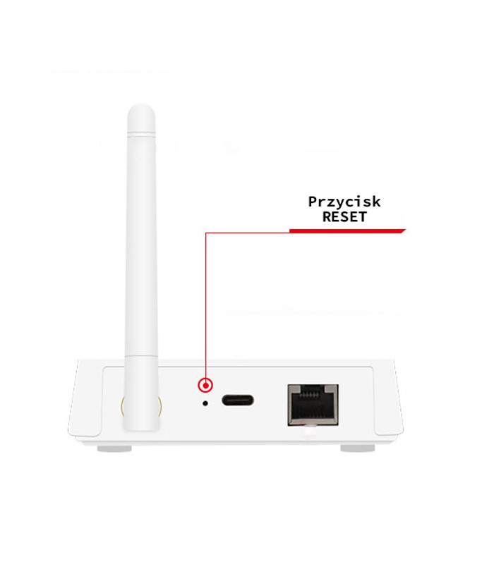 Bramka ZigBee 3.0 LAN RJ45 TUYA Smart Life USB-C antena 3dBi