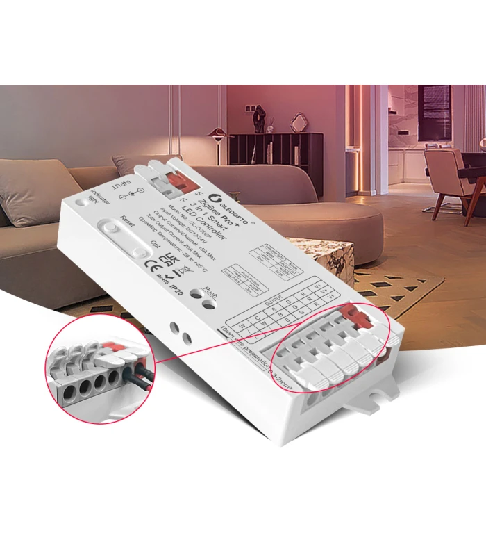 Sterownik ZigBee 5 w 1 do pasków LED Hue TUYA Home Assistant