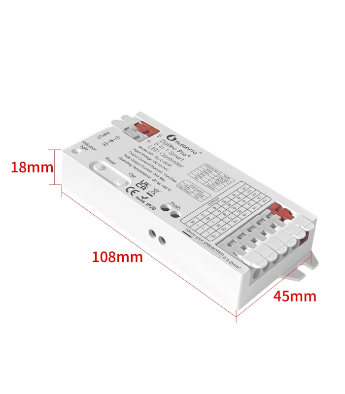 Sterownik ZigBee 5 w 1 do pasków LED Hue TUYA Home Assistant