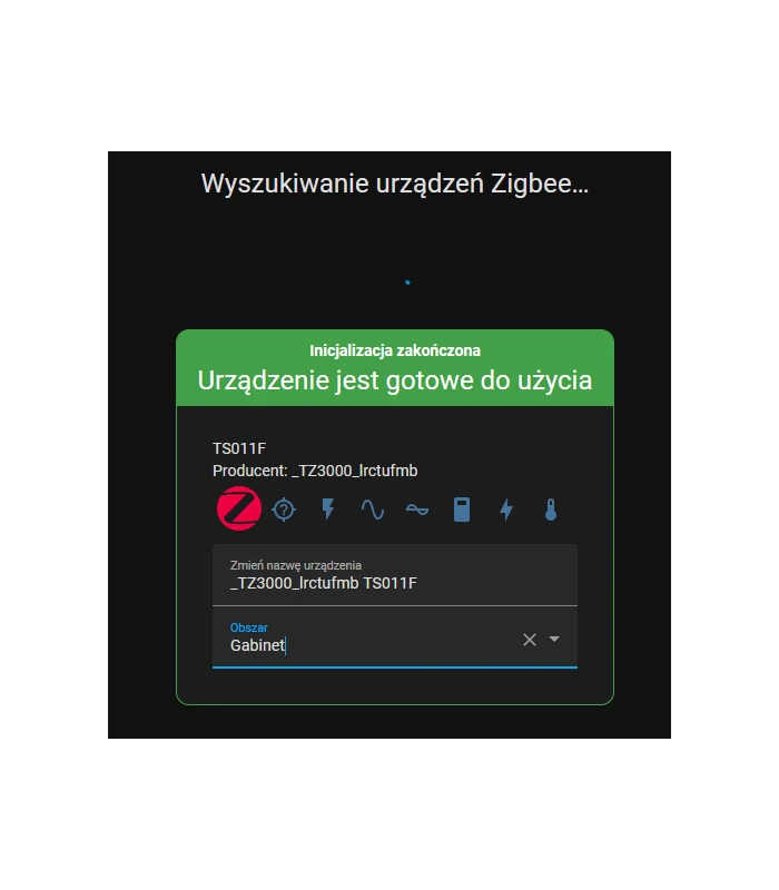 Przekaźnik ZigBee 16A z pomiarem prądu na szynę DIN TUYA Smart Life HA