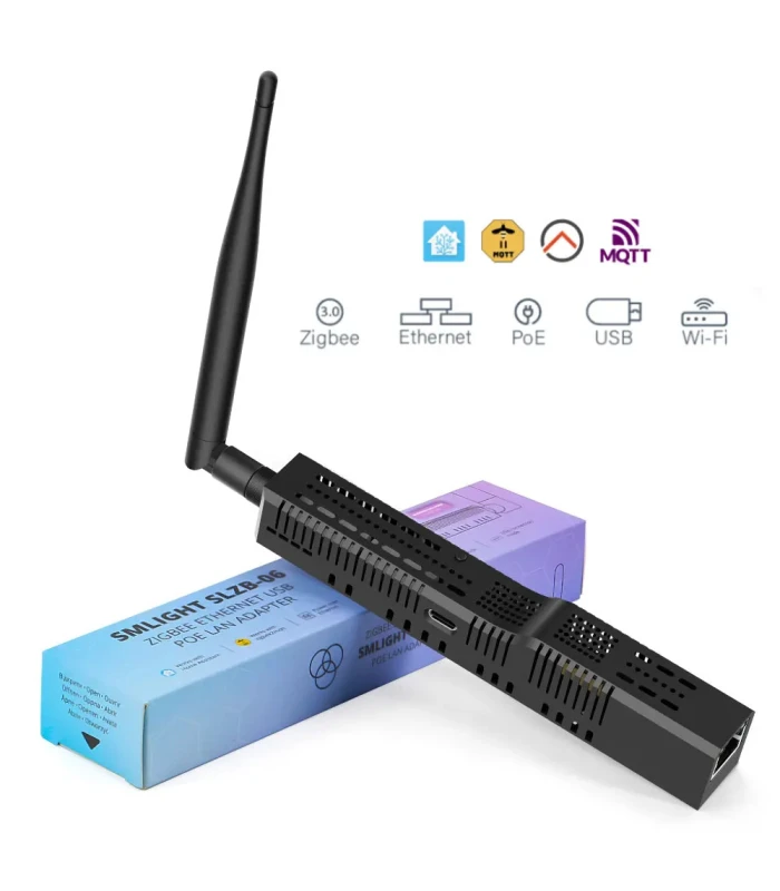 Adapter SLZB-06 Bramka Zigbee CC2652P Ethernet PoE USB LAN WIFI