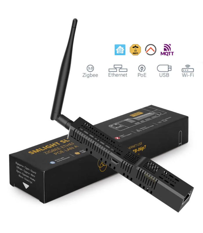 Adapter SLZB-06p7 Bramka Zigbee CC2652P7 Ethernet PoE USB LAN WIFI