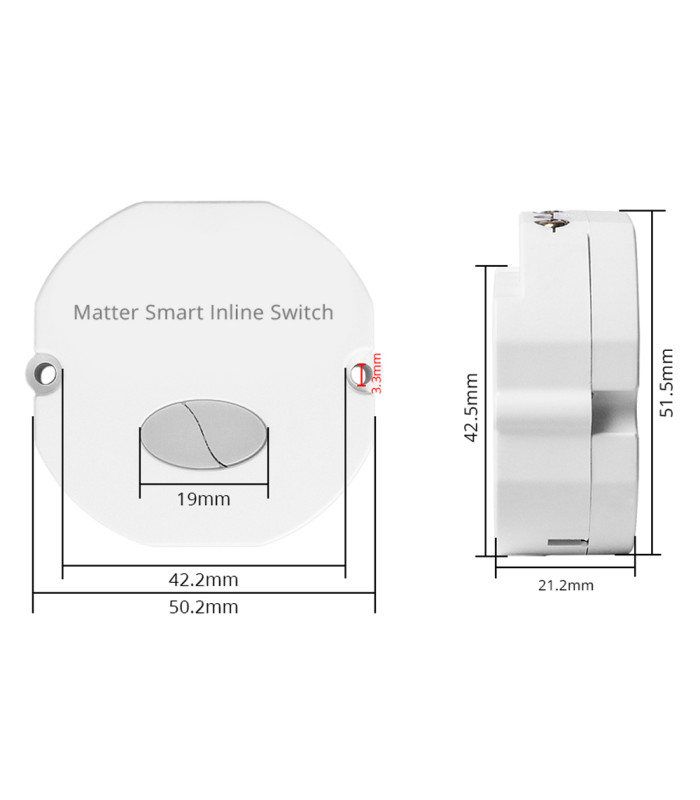 Przekaźnik MATTER WiFi Apple HomeKit Google Home Assistant TUYA