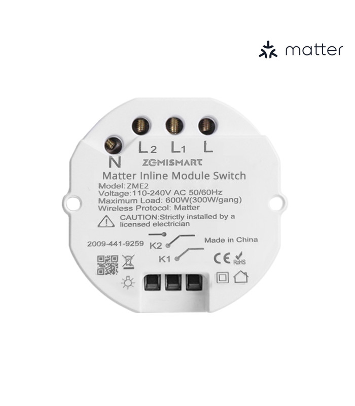 Przekaźnik MATTER WiFi Apple HomeKit Google Home Assistant TUYA