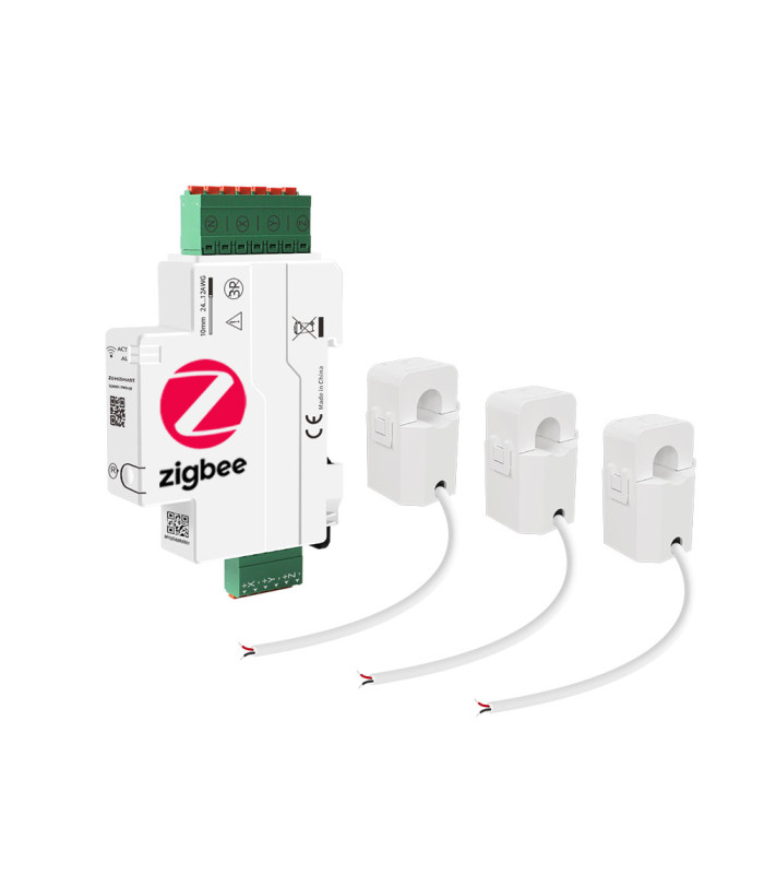 Dwukierunkowy licznik 3-fazowy z przekładnikami 120A ZigBee 3.0