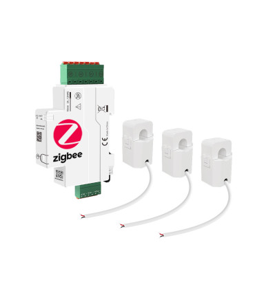 Dwukierunkowy licznik 3-fazowy z przekładnikami 120A ZigBee 3.0