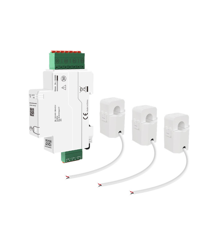 Licznik energii 3-fazowy 2-kierunkowy 120A ZigBee TUYA Home Assistant